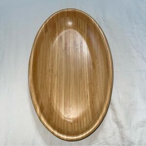 JB‎ Bamboo Oval Serveware Platter 14x8”